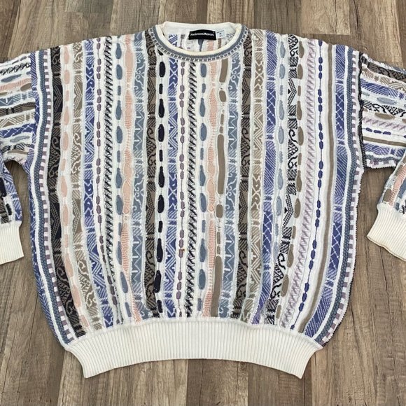 Vintage Neiman Marcus Coogi style Knit Sweater M